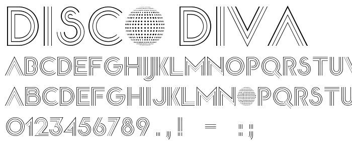 Disco Diva font